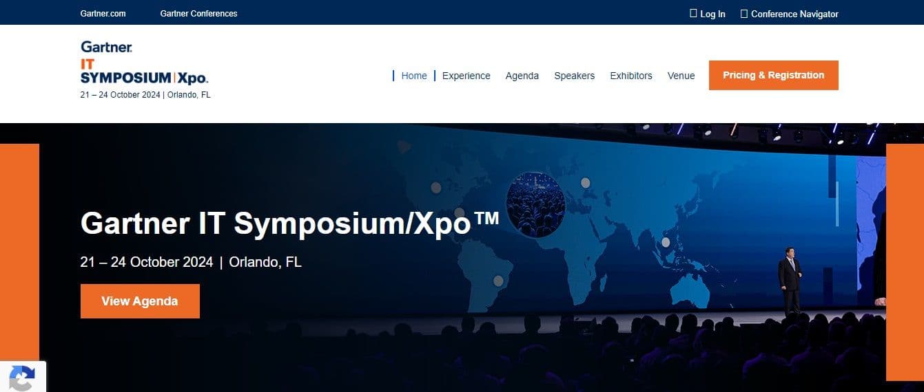Gartner IT Symposium/Xpo tm – Orlando – Del 21 al 24 de octubre de 2024