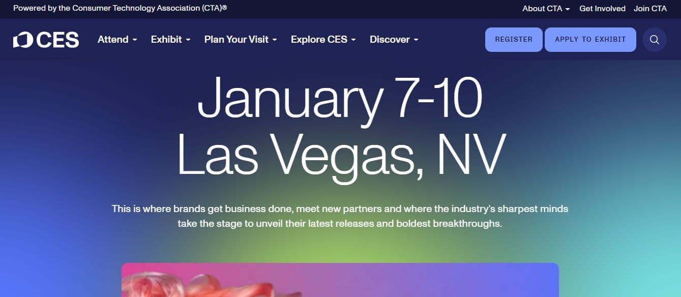 CES (Consumer Electronic Show) – Las Vegas - Del 7 al 10 de enero de 2025